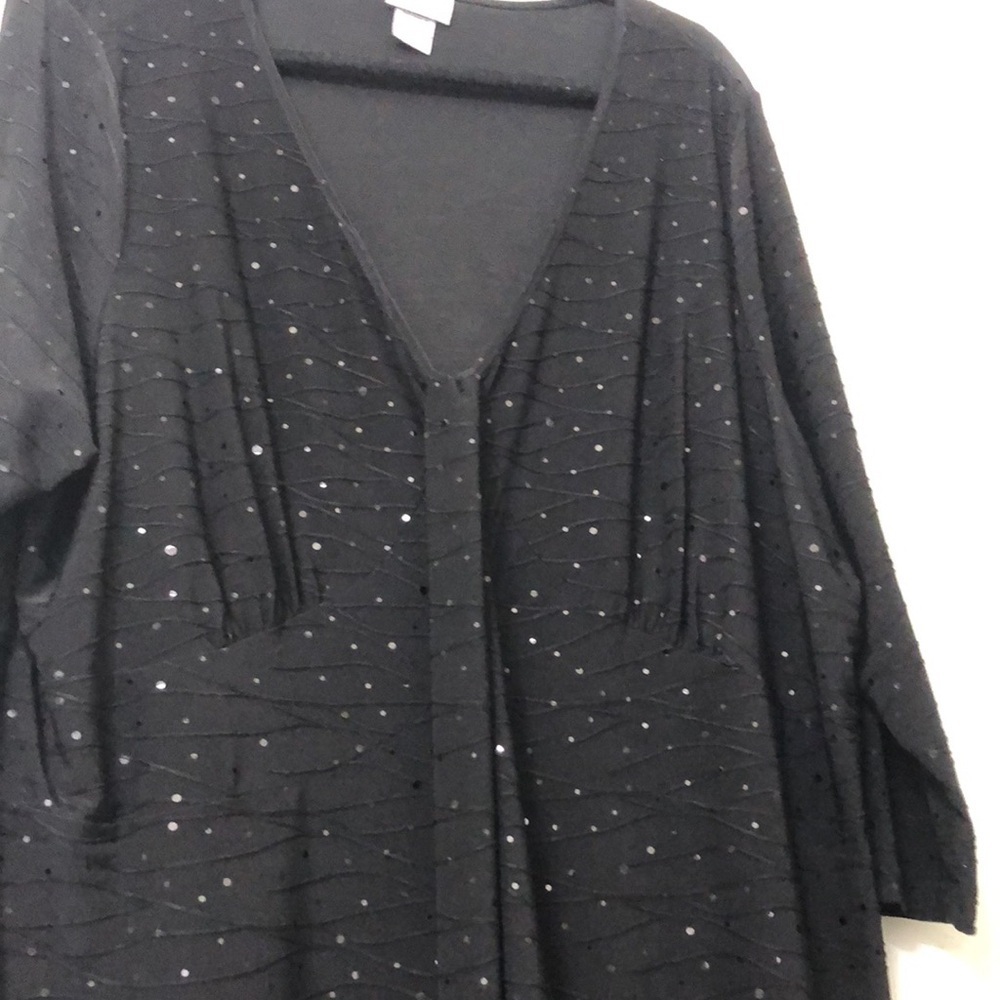 Jaclyn Smith Classic Black Knitwear - Picture 3 of 5